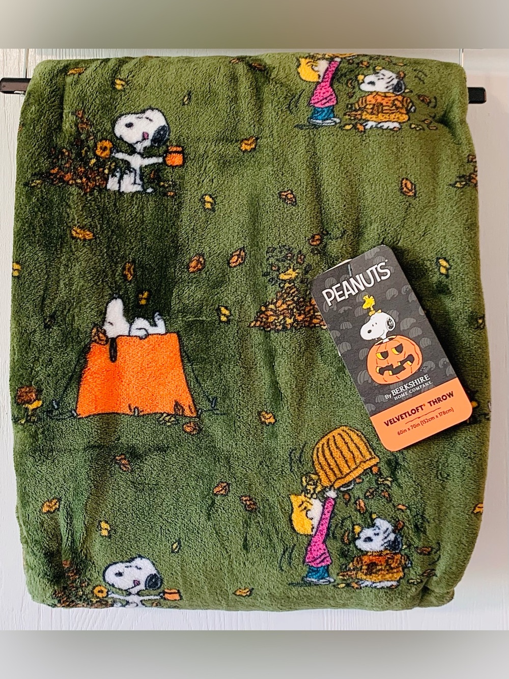 Peanuts Snoopy Fall Fun Throw Blanket
